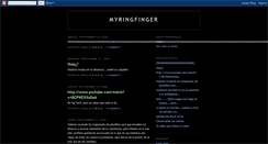Desktop Screenshot of myringfinger.blogspot.com