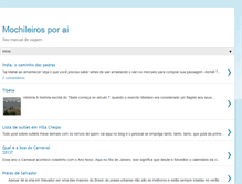 Tablet Screenshot of mochileirosporai.blogspot.com