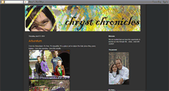 Desktop Screenshot of chrystchronicles.blogspot.com