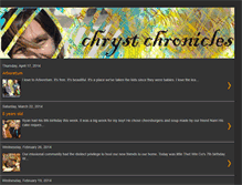 Tablet Screenshot of chrystchronicles.blogspot.com