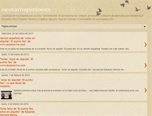 Tablet Screenshot of escenavivapuntocom.blogspot.com