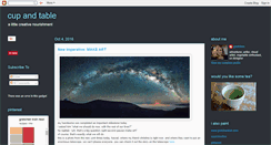Desktop Screenshot of cupandtable.blogspot.com