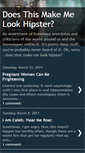 Mobile Screenshot of doesthismakemelookhipster.blogspot.com