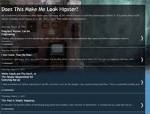 Tablet Screenshot of doesthismakemelookhipster.blogspot.com