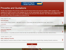 Tablet Screenshot of malayproverb.blogspot.com