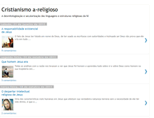 Tablet Screenshot of cristianismoa-religioso.blogspot.com