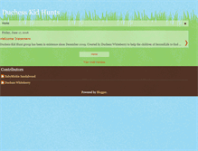 Tablet Screenshot of duchesskidhunt.blogspot.com