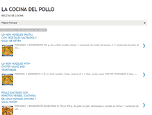 Tablet Screenshot of lacocinadelpollo.blogspot.com