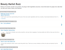 Tablet Screenshot of beautymarketbuzz.blogspot.com