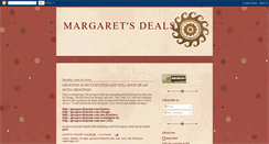 Desktop Screenshot of margaretsdeals.blogspot.com