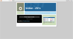Desktop Screenshot of brokercfds.blogspot.com