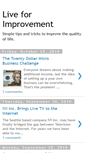 Mobile Screenshot of liveforimprovement.blogspot.com