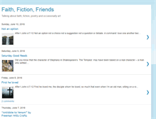 Tablet Screenshot of faithfictionfriends.blogspot.com
