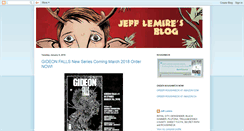 Desktop Screenshot of jefflemire.blogspot.com