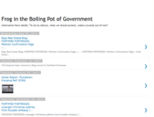 Tablet Screenshot of frogintheboilingpotofgovernment.blogspot.com