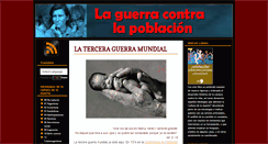 Desktop Screenshot of laguerracontralapoblacion.blogspot.com