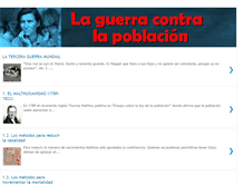 Tablet Screenshot of laguerracontralapoblacion.blogspot.com