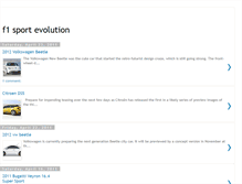 Tablet Screenshot of f1sportevolution.blogspot.com