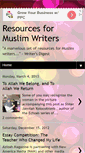 Mobile Screenshot of muslimwriters.blogspot.com