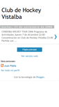 Mobile Screenshot of clubdehockeyvistalba.blogspot.com