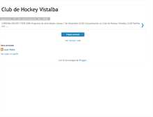 Tablet Screenshot of clubdehockeyvistalba.blogspot.com