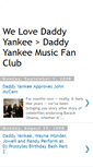 Mobile Screenshot of daddy-yankee-music.blogspot.com