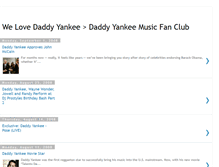 Tablet Screenshot of daddy-yankee-music.blogspot.com