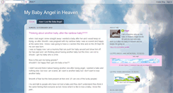 Desktop Screenshot of mybabyangelinheaven.blogspot.com