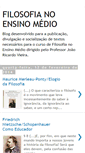 Mobile Screenshot of filosofiaensinomedio.blogspot.com