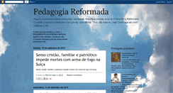 Desktop Screenshot of pedagogiareformada.blogspot.com