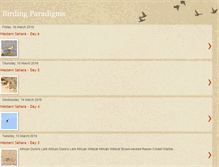 Tablet Screenshot of birding-paradigms.blogspot.com