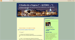 Desktop Screenshot of negrosquebec.blogspot.com