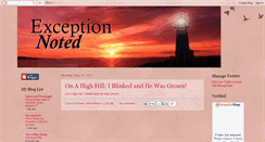 Desktop Screenshot of exceptionoted.blogspot.com