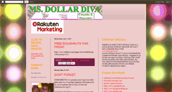 Desktop Screenshot of msdollardiva.blogspot.com