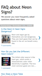 Mobile Screenshot of neonsigninfo.blogspot.com