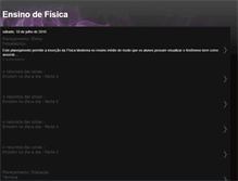 Tablet Screenshot of ensinodefisicauesc.blogspot.com