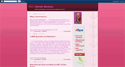 Desktop Screenshot of megahannahfan.blogspot.com