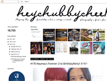 Tablet Screenshot of heychubbycheeks.blogspot.com