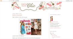 Desktop Screenshot of chickflickchic.blogspot.com