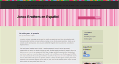 Desktop Screenshot of jonasbrothersespanol.blogspot.com