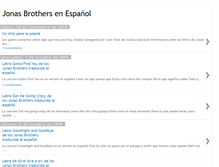 Tablet Screenshot of jonasbrothersespanol.blogspot.com