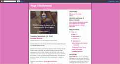 Desktop Screenshot of page3bollywood.blogspot.com