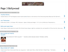 Tablet Screenshot of page3bollywood.blogspot.com