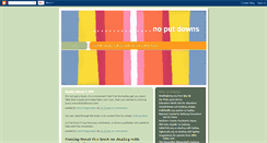 Desktop Screenshot of noputdowns.blogspot.com