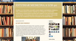 Desktop Screenshot of estudiarmedicinaalos40.blogspot.com