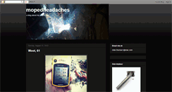 Desktop Screenshot of mopedheadaches.blogspot.com