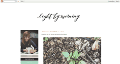 Desktop Screenshot of lightbymorning.blogspot.com