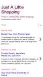 Mobile Screenshot of justalittleshopping.blogspot.com