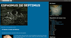 Desktop Screenshot of espasmusdeseptimus.blogspot.com