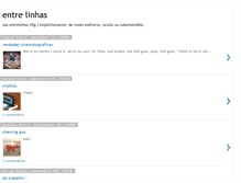 Tablet Screenshot of nas-entrelinhas.blogspot.com